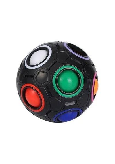 Siyah Gökkuşağı Bulmaca Topu ,speed Cupe Küp Zeka Küpü 3x3 Pastel Renkler Hız Küpü 2 Li Set Eğitici Zeka Oyunu