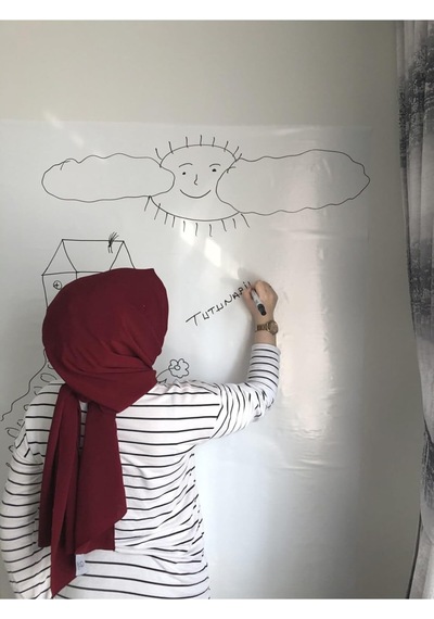 2 Tane 60x100 Beyaz Statik Akıllı Kağıt Yazı Tahtası Duvar,cama, Tahtaya Uygulanır Yapışkansız Beyaz 60 X 100 Genel