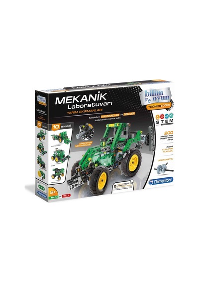 75082tr 64437 Mekanik Laboratuvarı - Tarım Ekipmanları +8 Yaş Çok Renkli