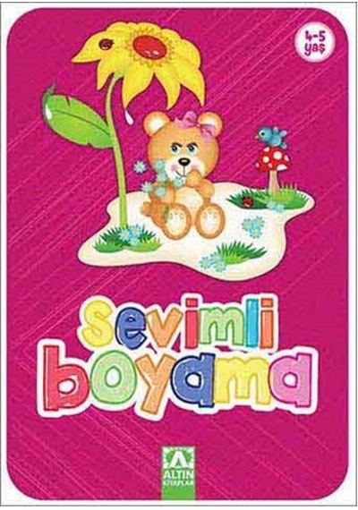 Sevimli Boyama - Pembe- Altın Kitaplar
