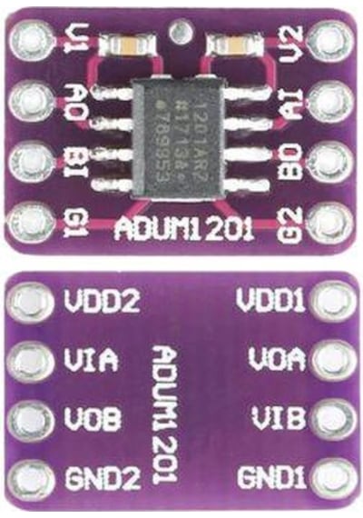 CJMCU-1201 ADUM1201 Çift Kanallı Dijital İzolatör Modülü