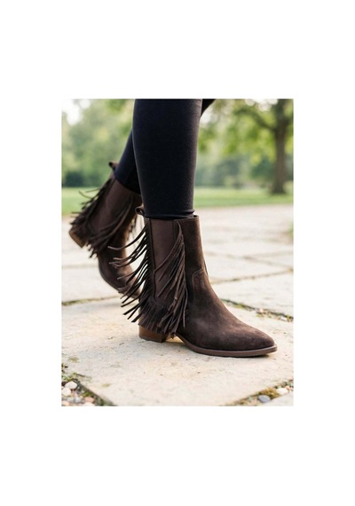 37brandshoes Kahverengi Püsküllü Botlar Kahverengi Kahverengi