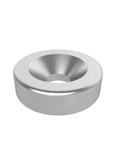 4 Adet 10mm X 3mm Yuvarlak 3mm Havşa Delikli Mıknatıs Disk Neodyum Buzdolabı Ofis Yazı Not Tahtası