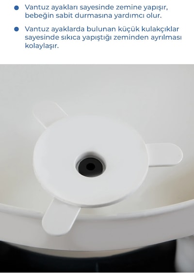 Babyjem Yandan Açılır Banyo ve Mama Oturağı Taş