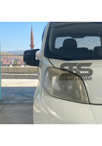 Fiat Fiorino Yarasa Batman Ayna Kapağı Plastik Piano Black 2009-2022 Modeller Arası