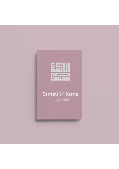 Esmaül Hüsna Ajandası Pembe Karton Kapak Çok Renkli