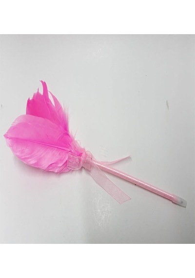 Fuşya Tüylü Kalem 35 CM  