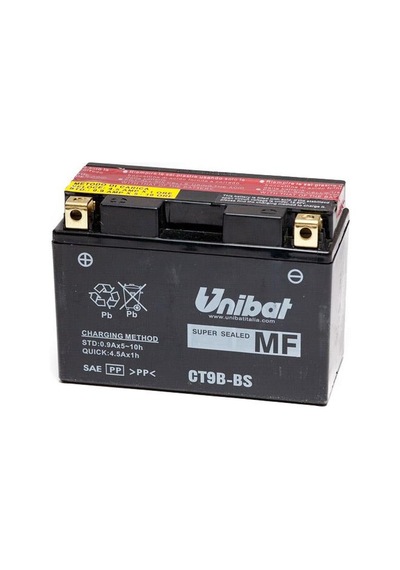 Unibat CT9B-BS Motosiklet Aküsü(YT9B-BS)