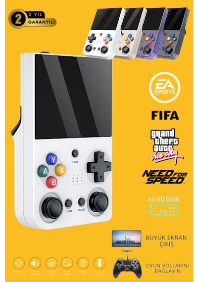 M21 64gb Ips Hdmi Tv 20000+ Oyunlu Retro Arcade Atari Psp/ps1/fıfa Gta Mario Games Oyun Konsolu