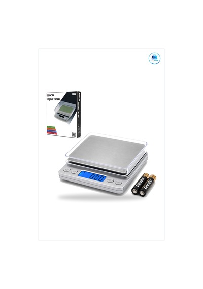 Hassas Tartı 3000g 0.01g Mini Dijital Terazi Şeffaf Kapaklı Pilli