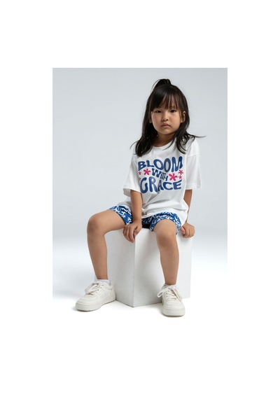 Rolypoly Kız Çocuk Beyaz Şort Takım Rp3621-c-v1 Beyaz