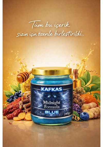 Kafkas Midnight Formula Blue Aktif Yaşam Takviyesi 240gr