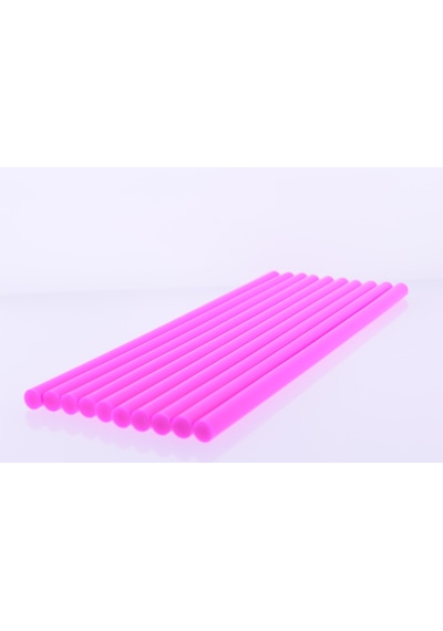 Winnboss Sıcak Silikon Mum Çubuk Pembe - Kalın 11x300mm 10 Lu Paket
