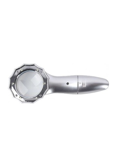 Tedar 7x Büyüteç 6 Led Işık Aydınlatma 50mm Optik Lens El Büyüteç Najmaddin