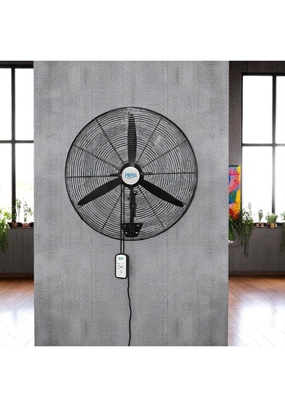 Ayrex Sanayi Tipi Kumandalı 75 Cm 210w Duvar Vantilatörü Endüstriyel Sessiz Duvara Monte Zincirli Fan