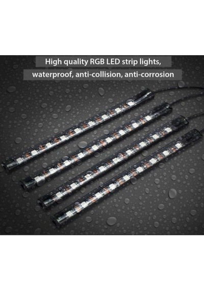 Müziğe Duyarlı Ayak Altı Led 9 Ledli Kumandalı Araç Içi Aydınlat (421899107)