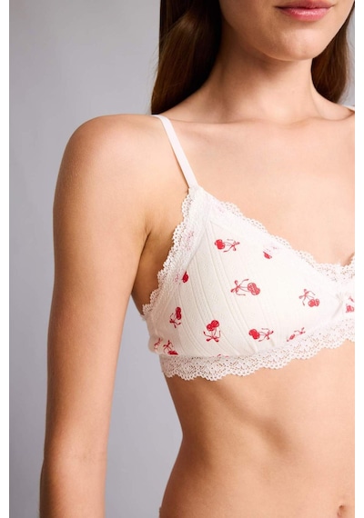 Defacto Dantel Detaylı Çıkarılabilir Kap Pedli Balensiz Açık Pembe Bralet H7274ax26sppn648 Pembe-pn648
