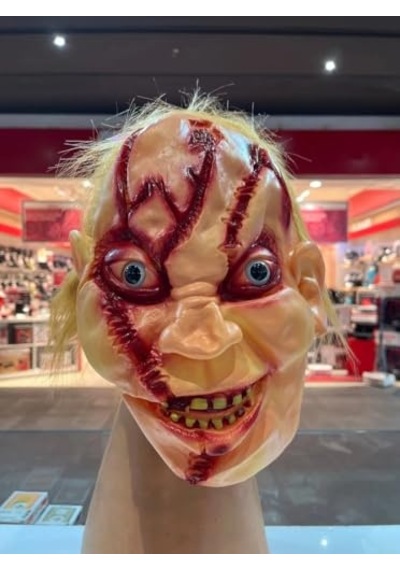 Halloween Chucky Maskesi, Korku Maskesi, Cadılar Bayramı Aksesuarları, Çaki Maskesi