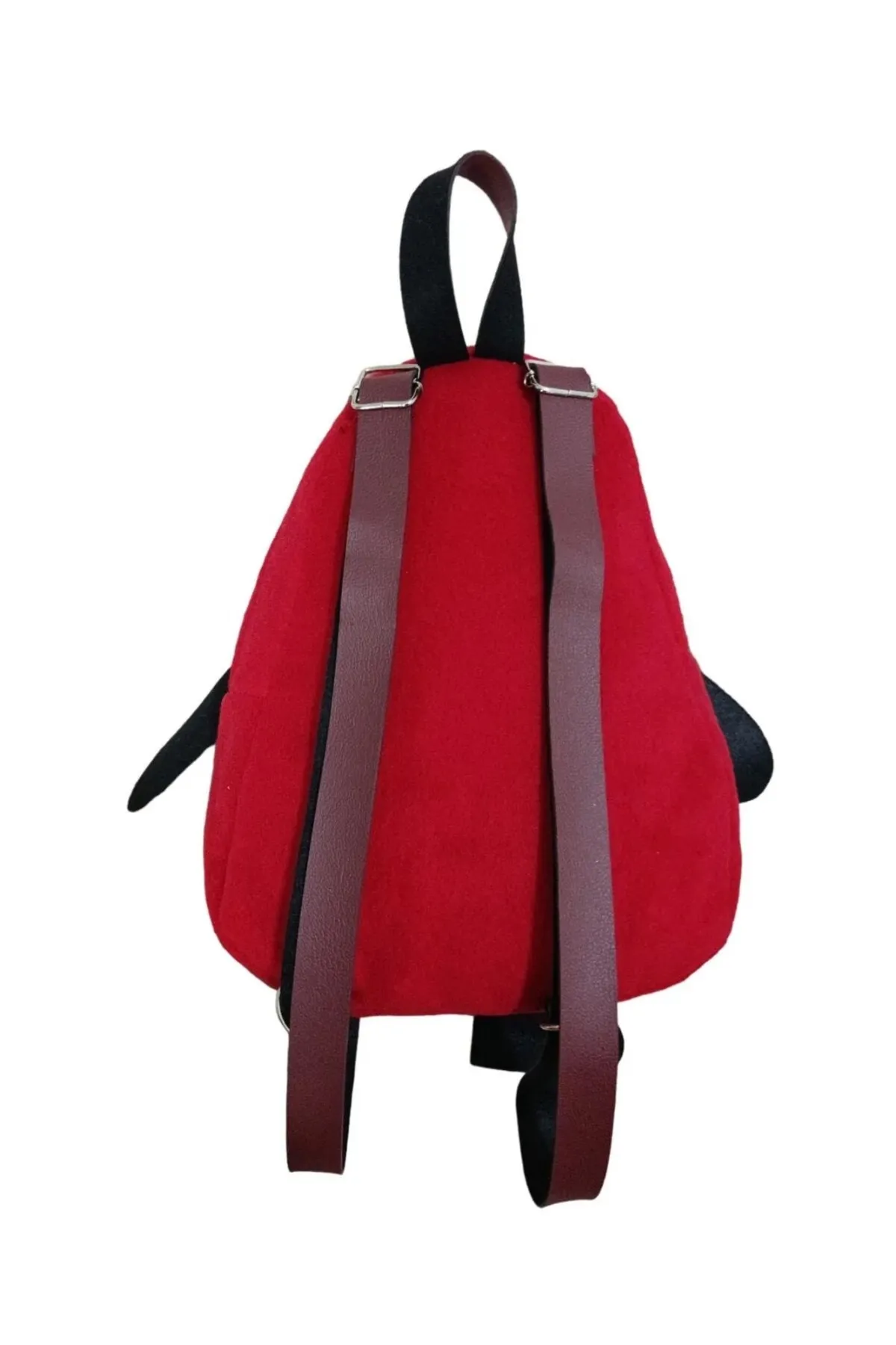Daj Company Mini Sevimli Avokado Yeşil Peluş Çocuk Sırt Çantası Kırmızı