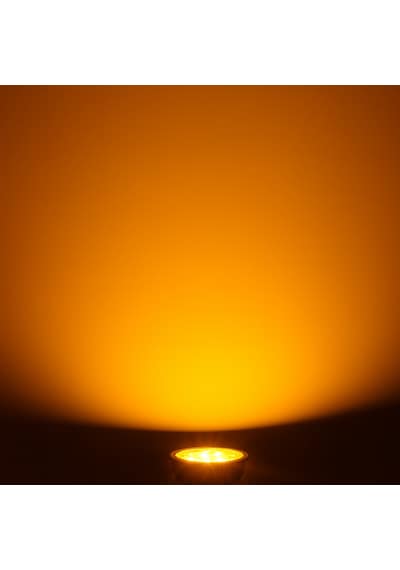 Zmr-121/b.aa 6 Lı 7w Gu10 Led Çanak Ampul Seti Amber Renk Mercekli 540lm Yüksek Verimli Aydınlatma