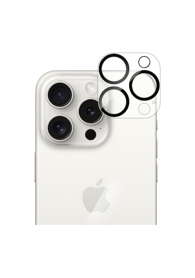 Buff Apple Uyumlu iPhone 15 Pro Max / 15 Pro Kamera Lens Koruyucu -