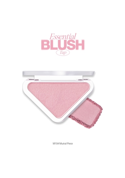 Clio Katmanlanabilir Yumuşak Dokulu Yarı Mat Bitiş Sunan Allık Essential Blush Tap M104 Mutral Piece