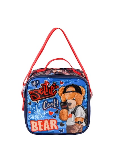 Renkli Unisex Çocuk Muggle Cool Bear Beslenme Çantası Mu3847