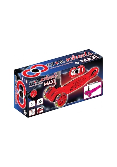 Cool Wheels Maxi Işıklı Twist Scooter Pembe Pembe