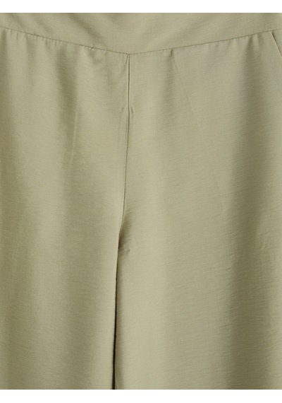 Lcw Modest Haki Beli Lastikli Geniş Paça Kadın Pantolon