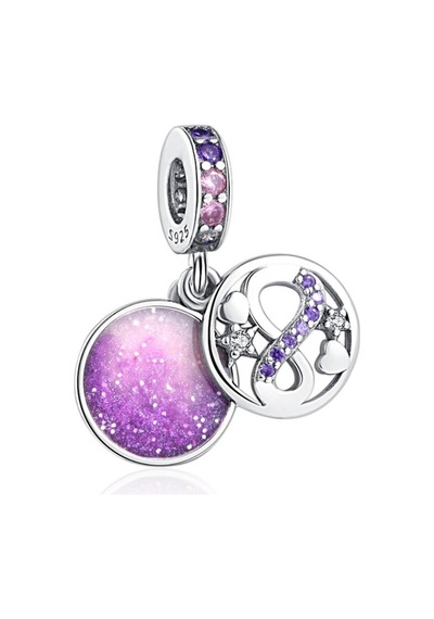 Fubena Sonsuza Yolculuk Sallantılı Pembe Disk Charm