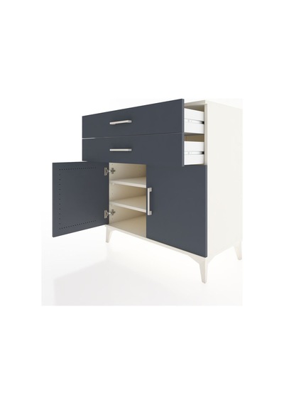 Hyperion Şifonyer 2 Raflı 2 Çekmeceli 2 Kapaklı 88x44x96 Aytaşı-antrasit Aytası Hyperion Şifonyer 2 Raflı 2 Çekmeceli 2 Kapaklı 88x44x96 Aytaşı-antrasit Aytası