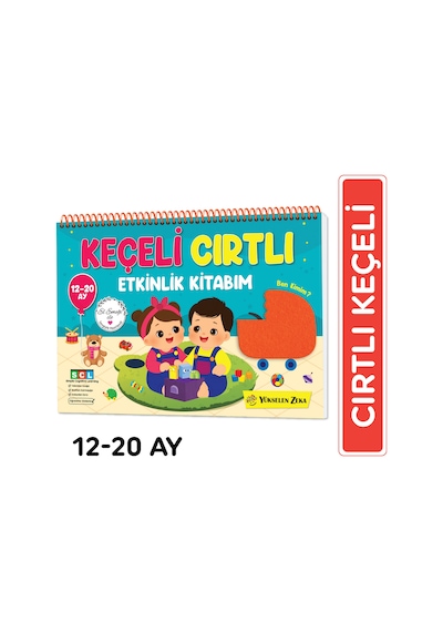 12-20 Ay İlk Cırt Cırtlı - Keçeli Etkinlik Kitabım