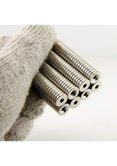 5 Adet 10mm X 3mm Havşa Delikli Güçlü Neodyum Mıknatıs
