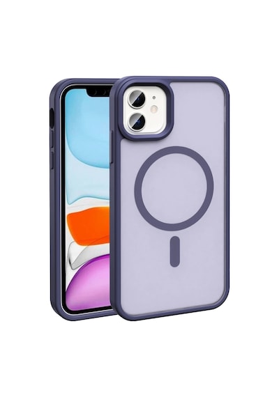 Apple iPhone Uyumlu 12 Kılıf M-safe Şarj Özellikli Mat Arka Yüzey Zore Sio Kapak Çok Renkli