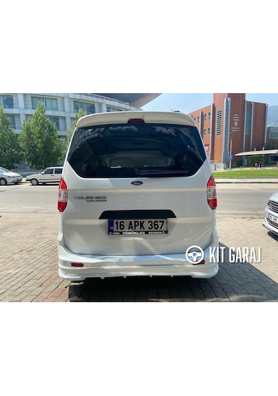 Kit Garaj Ford Tourneo Courier 2014-2023 Boyasız Mat Siyah Arka Ek Plastik