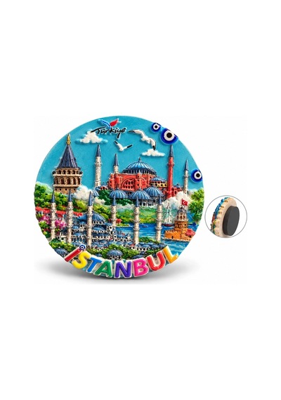 İstanbul Temalı Polyester Magnet Alk5863