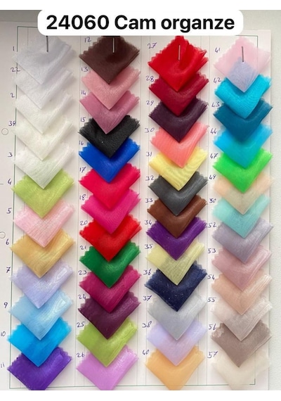 Bebekmavisi Organze Dev Çiçek 55cm Çap 160cm Boy
