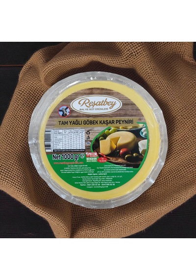 Yöresel Kars Tam Yağlı Taze Göbek Kaşarı 1000 Gr