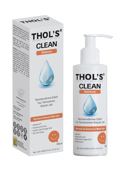 Thol's Clean Balance Nemlendirici Etkili Yüz Temizleme Köpüğü 200 ML