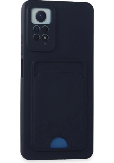 Xiaomi Redmi Note 12 Pro 4g Kılıf Kelvin Kartvizitli Silikon - Lacivert Çok Renkli