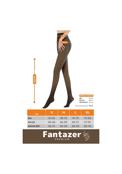 Fantazer Kuasar Series Sıcak Tutan Ince Siyah Çorap Ten Görünümlü Termal Içli Peluş Polarlı Külotlu Çorap Siyah
