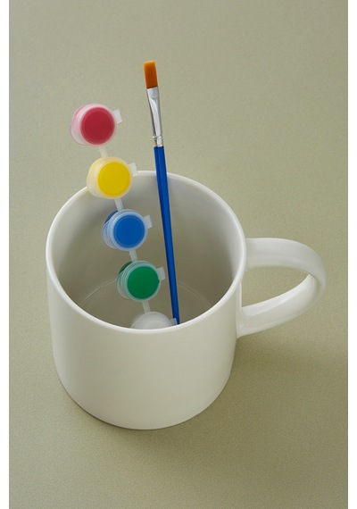 Karaca Boyama Seti Harper Diy Mug 350 Ml Beyaz