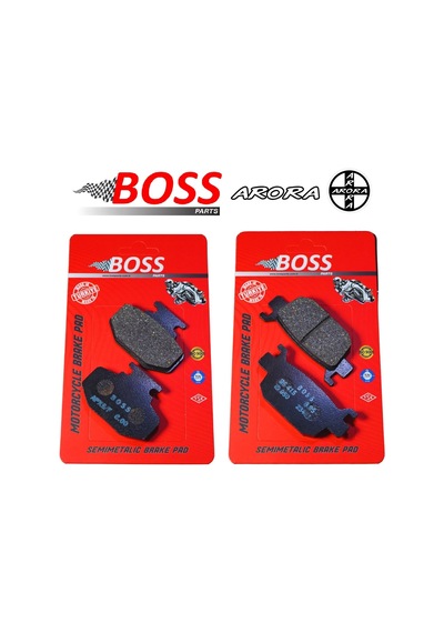 Arora Maxt125 Fren Balatası Seti Ön Arka Sinterli Balata Boss Marka
