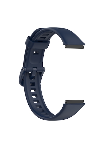Huawei Band 7 Uyumlu Silikon Kordon Kayış Lacivert