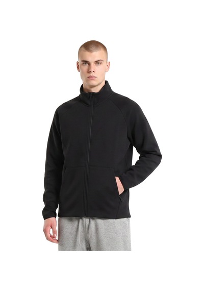 Sportive Elio Full-zip Erkek Siyah Günlük Stil Eşofman Üstü 26ye0001-syh