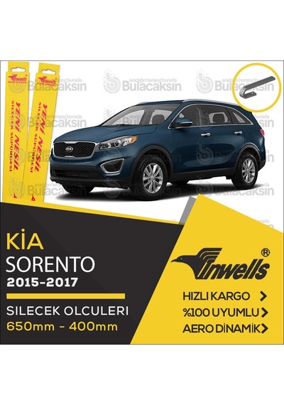 Kia Sorento Muz Silecek Takımı 2015-2017 İnwells N11.1968