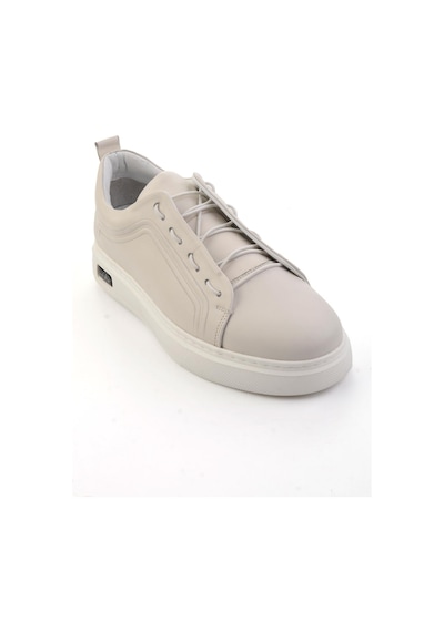 Beyaz Hakiki Deri Erkek Sneaker E01700178003 Beyaz