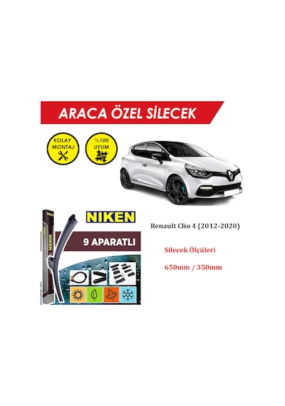 Renault Clio 4 Ön Silecek Takımı 2012-2020