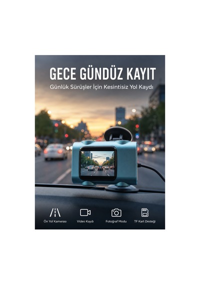 Yeni Araç Güvenlik Kamerası Öne Bakan Yol Kayıt Cihazı Yeni Nesil Trend