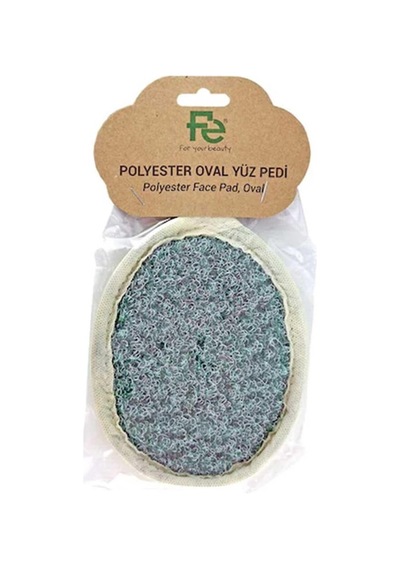 Fe Fefu019 Spa Sisal Polyester Oval Yüz Pedi Banyo Lifi Gri